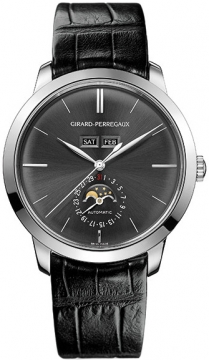 Buy this new Girard Perregaux 1966 Full Calendar 40mm 49535-53-251-bk6a mens watch for the discount price of £19,380.00. UK Retailer.