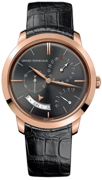 Buy this new Girard Perregaux 1966 Annual Calendar Equation Of Time 49538-52-231-bk6a mens watch for the discount price of £23,715.00. UK Retailer.