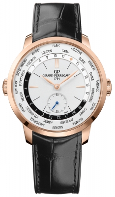 Buy this new Girard Perregaux 1966 WW.TC 40mm 49557-52-131-bb6c mens watch for the discount price of £17,170.00. UK Retailer.