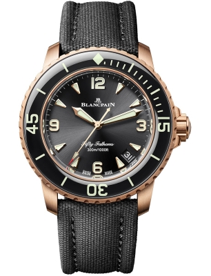 Buy this new Blancpain Fifty Fathoms Automatic 42.3mm 5010-36B30-B52A mens watch for the discount price of £28,800.00. UK Retailer.