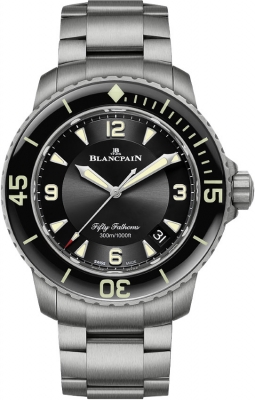 Buy this new Blancpain Fifty Fathoms Grande Date 45mm 5050-12b30-98b mens watch for the discount price of £18,180.00. UK Retailer.