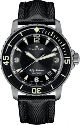 Buy this new Blancpain Fifty Fathoms Automatic 5015-12b30-b52a mens watch for the discount price of £16,530.00. UK Retailer.