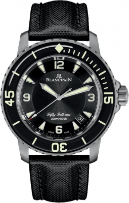Buy this new Blancpain Fifty Fathoms Automatic 5015-12b30-b52b mens watch for the discount price of £13,904.00. UK Retailer.