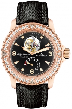 Buy this new Blancpain Fifty Fathoms Tourbillon 8 Days 45mm 5025-9530-52a mens watch for the discount price of £152,064.00. UK Retailer.