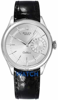 Buy this new Rolex Cellini Date 39mm 50519 Silver mens watch for the discount price of £16,731.00. UK Retailer.