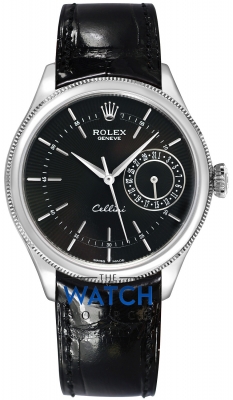 Buy this new Rolex Cellini Date 39mm 50519 Black mens watch for the discount price of £16,731.00. UK Retailer.