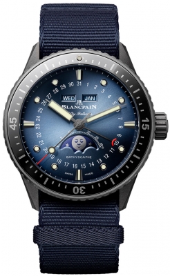 Blancpain Fifty Fathoms Bathyscaphe Complete Calendar 43mm 5054-0140-O52A watch