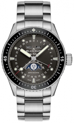 Blancpain Fifty Fathoms Bathyscaphe Complete Calendar 43mm 5054-1110-71s watch