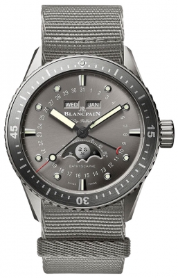 Blancpain Fifty Fathoms Bathyscaphe Complete Calendar 43mm 5054-1210-naga watch