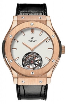 Buy this new Hublot Classic Fusion Tourbillon 45mm 505.ox.2610.lr mens watch for the discount price of £51,988.00. UK Retailer.