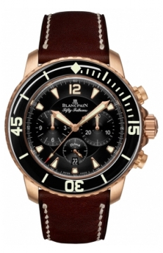 Buy this new Blancpain Fifty Fathoms Flyback Chronograph 5085FA-3630-63b mens watch for the discount price of £31,064.00. UK Retailer.