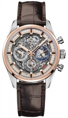 Buy this new Zenith Chronomaster El Primero Full Open 38mm 51.2151.400/78.c810 mens watch for the discount price of £7,553.00. UK Retailer.