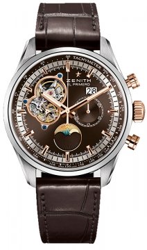 Buy this new Zenith El Primero Chronomaster Open Grande Date 51.2161.4047/75.c713 mens watch for the discount price of £8,135.00. UK Retailer.