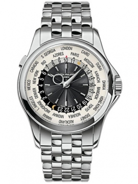 Buy this new Patek Philippe Complications World Time 5130/1g-011 mens watch for the discount price of £43,006.00. UK Retailer.