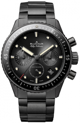 Buy this new Blancpain Fifty Fathoms Bathyscaphe Flyback Chronograph 43mm 5200-0130-01S mens watch for the discount price of £21,780.00. UK Retailer.