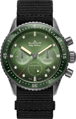 Buy this new Blancpain Fifty Fathoms Bathyscaphe Flyback Chronograph 43mm 5200-0153-naba mens watch for the discount price of £15,390.00. UK Retailer.