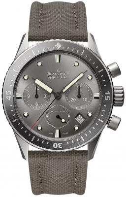 Buy this new Blancpain Fifty Fathoms Bathyscaphe Flyback Chronograph 43mm 5200-1210-g52a mens watch for the discount price of £14,310.00. UK Retailer.