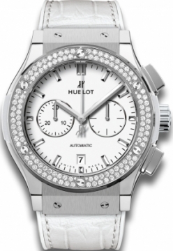 Buy this new Hublot Classic Fusion Chronograph 42mm 541.ne.2010.lr.1104 ladies watch for the discount price of £10,250.00. UK Retailer.
