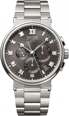Buy this new Breguet Marine Chronograph 42.3mm 5527ti/g2/tw0 mens watch for the discount price of £21,505.00. UK Retailer.