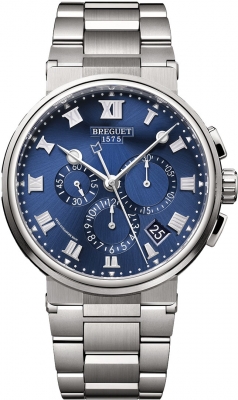 Buy this new Breguet Marine Chronograph 42.3mm 5527ti/y1/tw0 mens watch for the discount price of £21,505.00. UK Retailer.