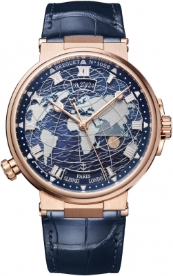 Breguet Marine Hora Mundi Automatic 43.9mm 5557br/ys/9wv watch