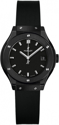 Buy this new Hublot Classic Fusion Quartz 33mm 581.cm.1171.rx ladies watch for the discount price of £5,270.00. UK Retailer.