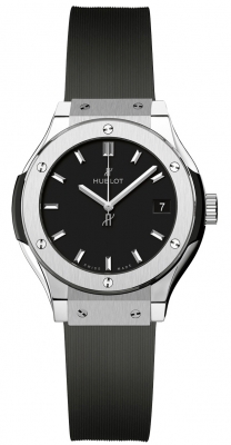 Buy this new Hublot Classic Fusion Quartz 33mm 581.nx.1171.rx ladies watch for the discount price of £4,335.00. UK Retailer.