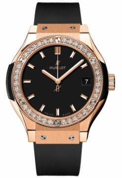 Buy this new Hublot Classic Fusion Quartz 33mm 581.ox.1181.rx.1104 ladies watch for the discount price of £13,770.00. UK Retailer.