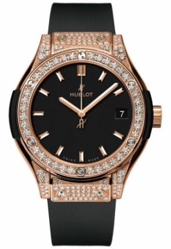 Buy this new Hublot Classic Fusion Quartz 33mm 581.ox.1181.rx.1704 ladies watch for the discount price of £18,870.00. UK Retailer.
