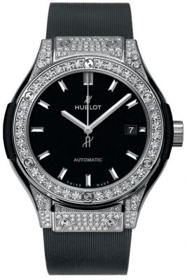Buy this new Hublot Classic Fusion Automatic 33mm 582.nx.1170.rx.1704 ladies watch for the discount price of £11,815.00. UK Retailer.