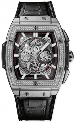 Buy this new Hublot Spirit Of Big Bang Chronograph 42mm 641.nx.0173.lr.1104 mens watch for the discount price of £18,445.00. UK Retailer.