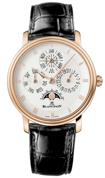 Buy this new Blancpain Villeret Perpetual Calendar - 38mm 6057-3642-55 mens watch for the discount price of £30,710.00. UK Retailer.