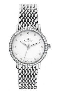 Buy this new Blancpain Villeret Ultra Slim Ladies Automatic 29mm 6102-4628a-mmb ladies watch for the discount price of £10,480.00. UK Retailer.