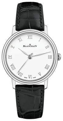 Buy this new Blancpain Villeret Ultra Slim Automatic 29.2mm 6104-1127-55a ladies watch for the discount price of £7,480.00. UK Retailer.