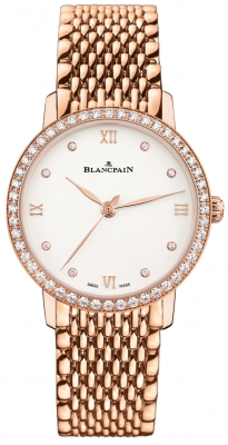 Buy this new Blancpain Villeret Ultra Slim Automatic 29.2mm 6104-2987-mmb ladies watch for the discount price of £27,544.00. UK Retailer.
