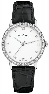 Buy this new Blancpain Villeret Ultra Slim Automatic 29.2mm 6104-4628-55a ladies watch for the discount price of £11,264.00. UK Retailer.