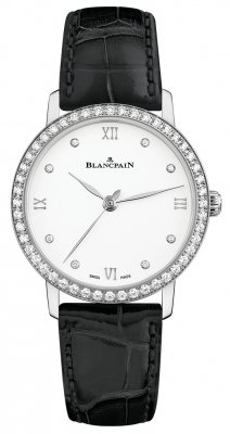 Buy this new Blancpain Villeret Ultra Slim Automatic 29.2mm 6104-4628-95a ladies watch for the discount price of £12,848.00. UK Retailer.