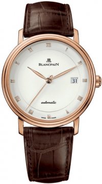 Buy this new Blancpain Villeret Ultra Slim Automatic 38mm 6223-3642-55b mens watch for the discount price of £12,240.00. UK Retailer.