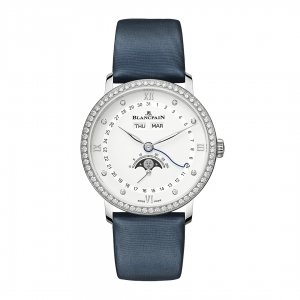 Buy this new Blancpain Villeret Moonphase & Complete Calendar 38mm 6264-4628-95a ladies watch for the discount price of £16,104.00. UK Retailer.