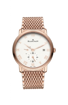 Buy this new Blancpain Villeret Small Seconds Date & Power Reserve Mechanical 6606-3642-mmb mens watch for the discount price of £34,255.00. UK Retailer.