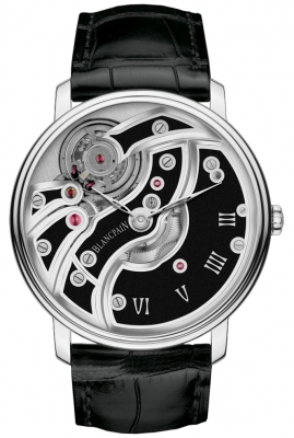 Blancpain Villeret Inverse Movement 43mm 6616-1530-55b watch