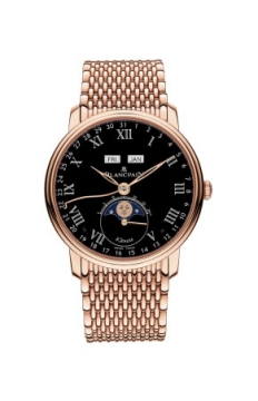 Buy this new Blancpain Villeret Complete Calendar 8 Days 6639-3637-mmb mens watch for the discount price of £49,632.00. UK Retailer.