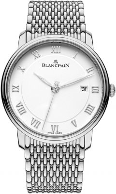 Buy this new Blancpain Villeret Ultra Slim Automatic 40mm 6651-1127-mmb mens watch for the discount price of £10,736.00. UK Retailer.