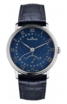 Buy this new Blancpain Villeret Ultra Slim Date 30 Seconds Retrograde 6653q-1529-55b mens watch for the discount price of £20,856.00. UK Retailer.