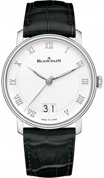 Buy this new Blancpain Villeret Grand Date 40mm 6669-1127-55b mens watch for the discount price of £10,296.00. UK Retailer.