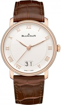 Buy this new Blancpain Villeret Grand Date 40mm 6669-3642-55b mens watch for the discount price of £19,712.00. UK Retailer.