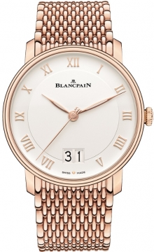 Buy this new Blancpain Villeret Grand Date 40mm 6669-3642-mmb mens watch for the discount price of £37,312.00. UK Retailer.