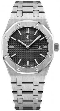 Buy this new Audemars Piguet Royal Oak Quartz 33mm 67650st.oo.1261st.01 ladies watch for the discount price of £12,445.00. UK Retailer.