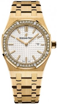 Buy this new Audemars Piguet Royal Oak Quartz 33mm 67651ba.zz.1261ba.01 ladies watch for the discount price of £35,055.00. UK Retailer.