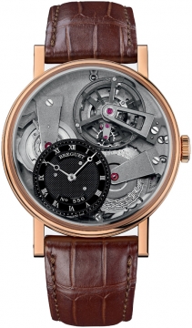 Buy this new Breguet Tradition Tourbillon Hand Wound 41mm 7047br/g9/9zu mens watch for the discount price of £164,220.00. UK Retailer.